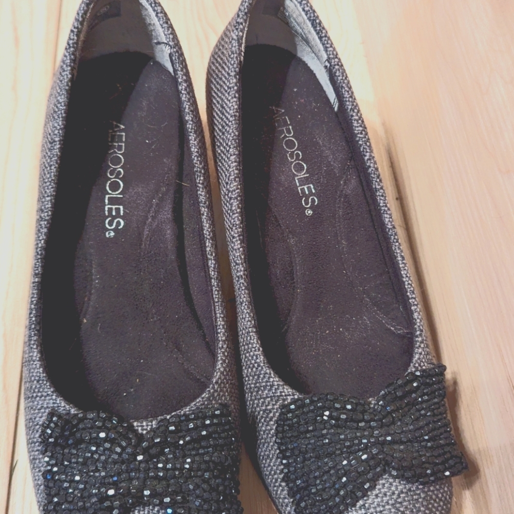 Aerosoles tweed sunwise heels